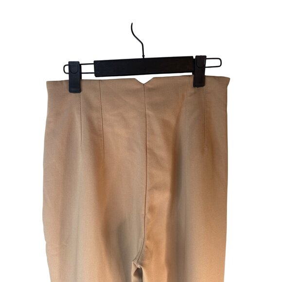 Zara Womens M Camel High-Waist Trousers Polyester & Viscose - Picture 14 of 15